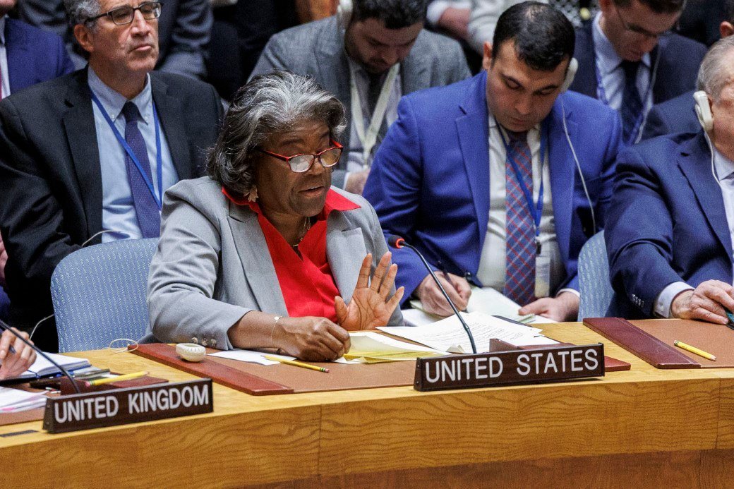 ABD, BM Güvenlik Konseyi'nde Filistin'in BM'ye tam üyeliği talep edilen karar tasarısını veto etti.