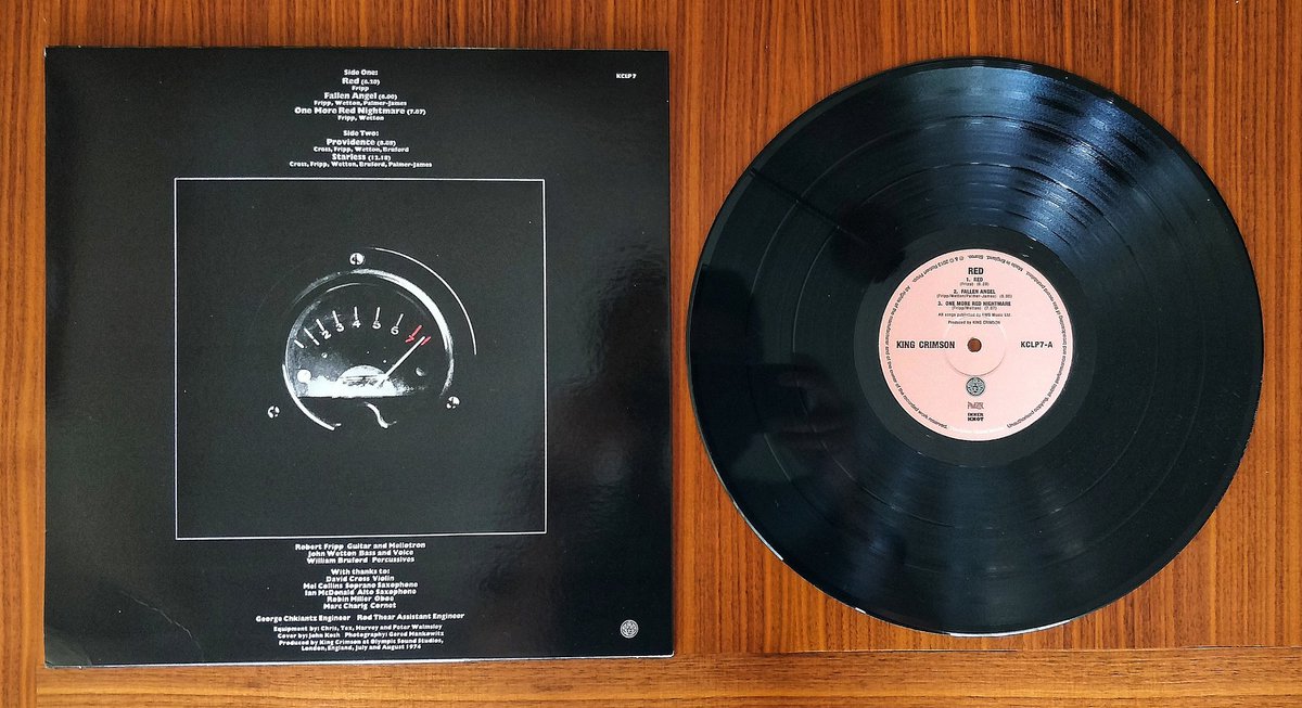 💥💥
The album was recorded at Olympic Studios in London in July and August 1974, and produced by the band themselves.
#KingCrimson @islandrecordsuk  @AtlanticRecords @IslandRecords
#vinylcollector #recordcollection #vinylrecords #vinylcollection