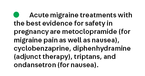 Key Point 5 from the article Acute Treatment of #Migraine by Dr. Rebecca Burch (@RebeccaCBurch) from the April #Headache issue, which is available to subscribers at bit.ly/3xGnkfy. #Neurology #NeuroTwitter #MedEd