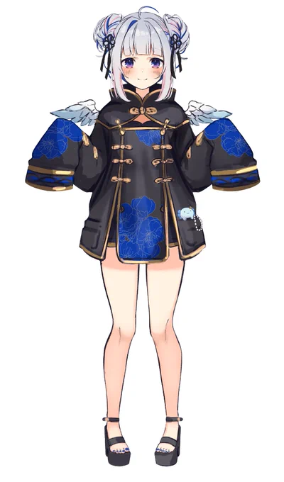 #かなたそ新衣装予想めちゃ大雑把で荒いけどさっそく描いてみた新衣装楽しみだな〜〜 