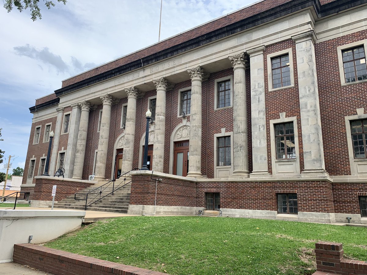 The Avoyelles Parish Courthouse in Marksville — the site of the opening scene in John Maginnis’, “The Last Hayride,” where native son Edwin Edwards launched his 1983 campaign for a third term in the Governor’s Mansion with an old-school stump speech on the steps. #LaLege #LaGov