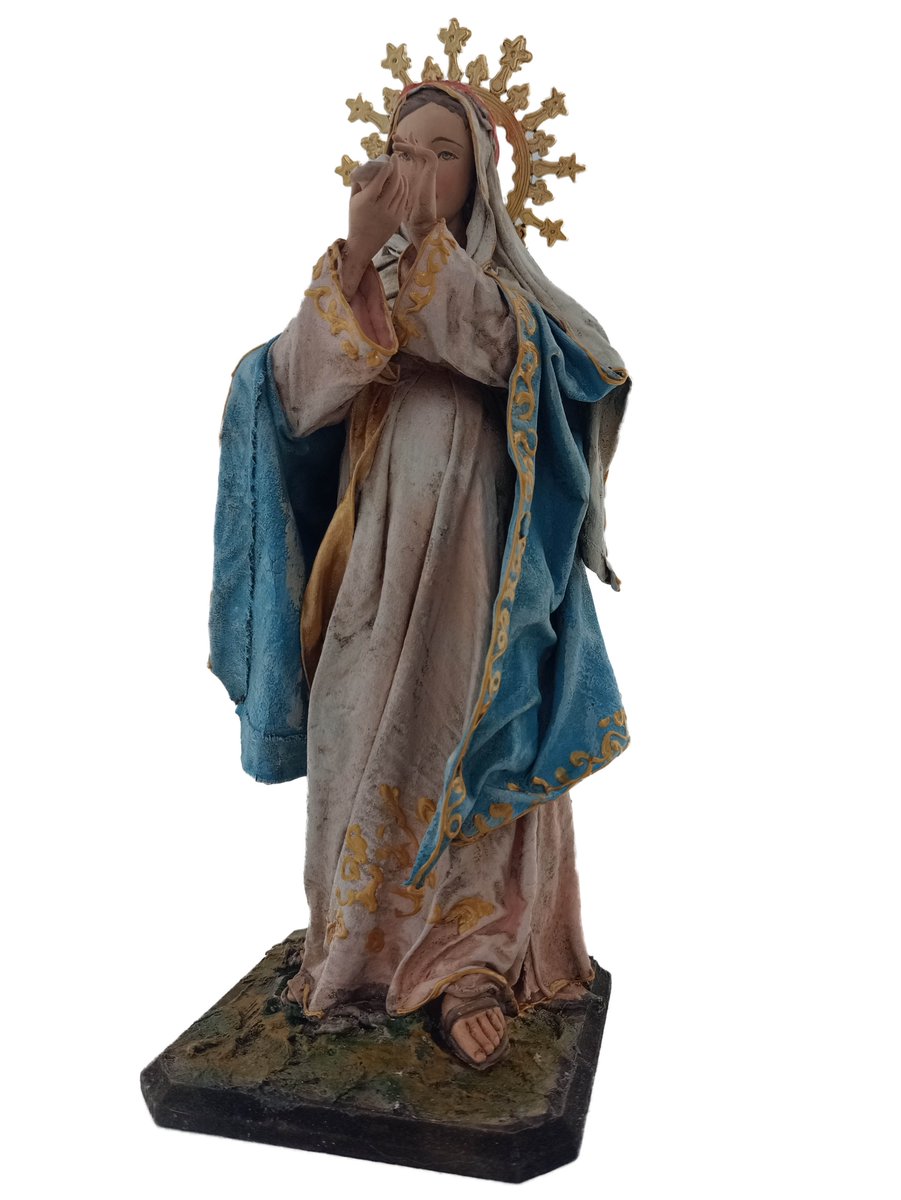 Statue of Mary being pregnant. 
Handcrafted and hand painted. 
#Catholic #CatholicX #CatholicChurch