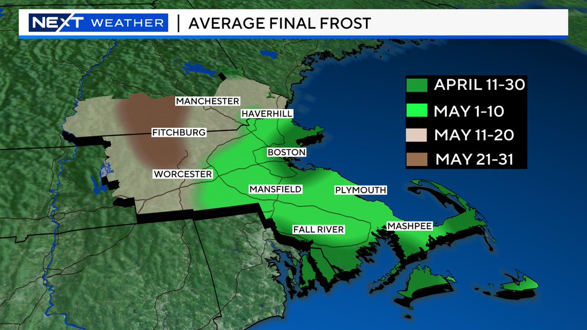 Reminder that we likely have NOT seen our final frost of the season yet for most folks...certainly could be some frost/freeze days next week