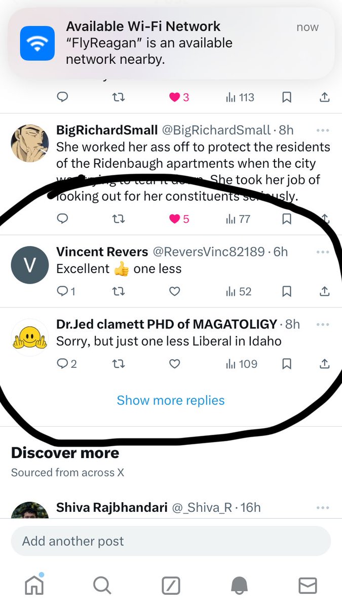 Appalled by some of the hateful responses to the news of the death of Rep. Sue Chew. I can only hope these are Russian bots and not actual Idahoans. ⁦<a href="/elonmusk/">Elon Musk</a>⁩ - clean up your act on X.