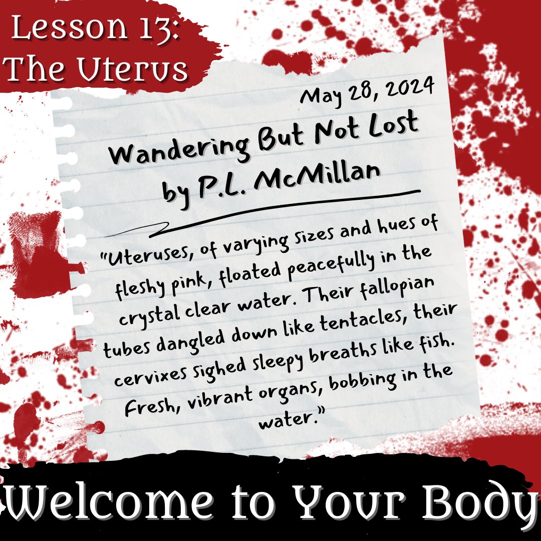 Misogyny has no place in horror. Learn how to eviscerate it in @AuthorPLM's lesson about the uterus! Preorder now! linktr.ee/welcometoyourb…