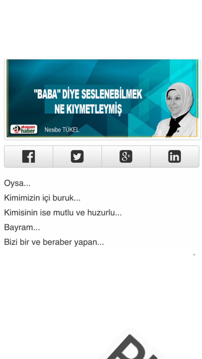 Bugün Baba’mın vefatının sene-i devriyesi😪 Küllü nefsin zaikatül mevt. Her nefis ölümü tadıcıdır. Ölümün her hali, her kişisi acı. Her biri başka acı. Canım Anne’m ve Baba’m Yüreğimde sönmeyen korlarım. Allah cümlesinin mekânını cennet eylesin.