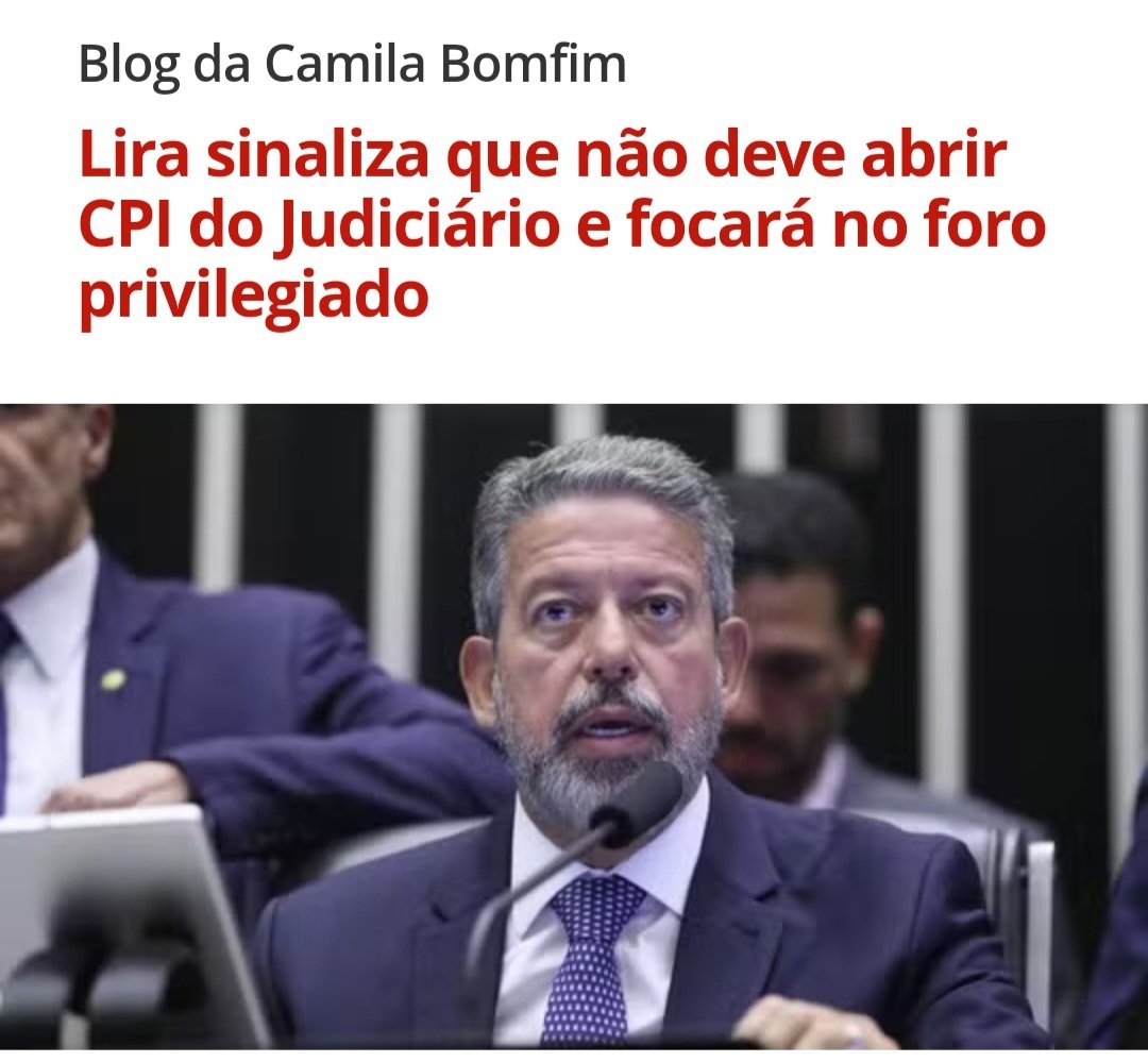 Quem é o Lira pra abrir CPI contra o Judiciário e até mesmo contra o governo do Lula ?
Ô Lira, acorda cara !!!!
fica se juntando com o Eduardo Cunha e vai acabar terminando na cadeia.
Lixo se joga no Lixo.