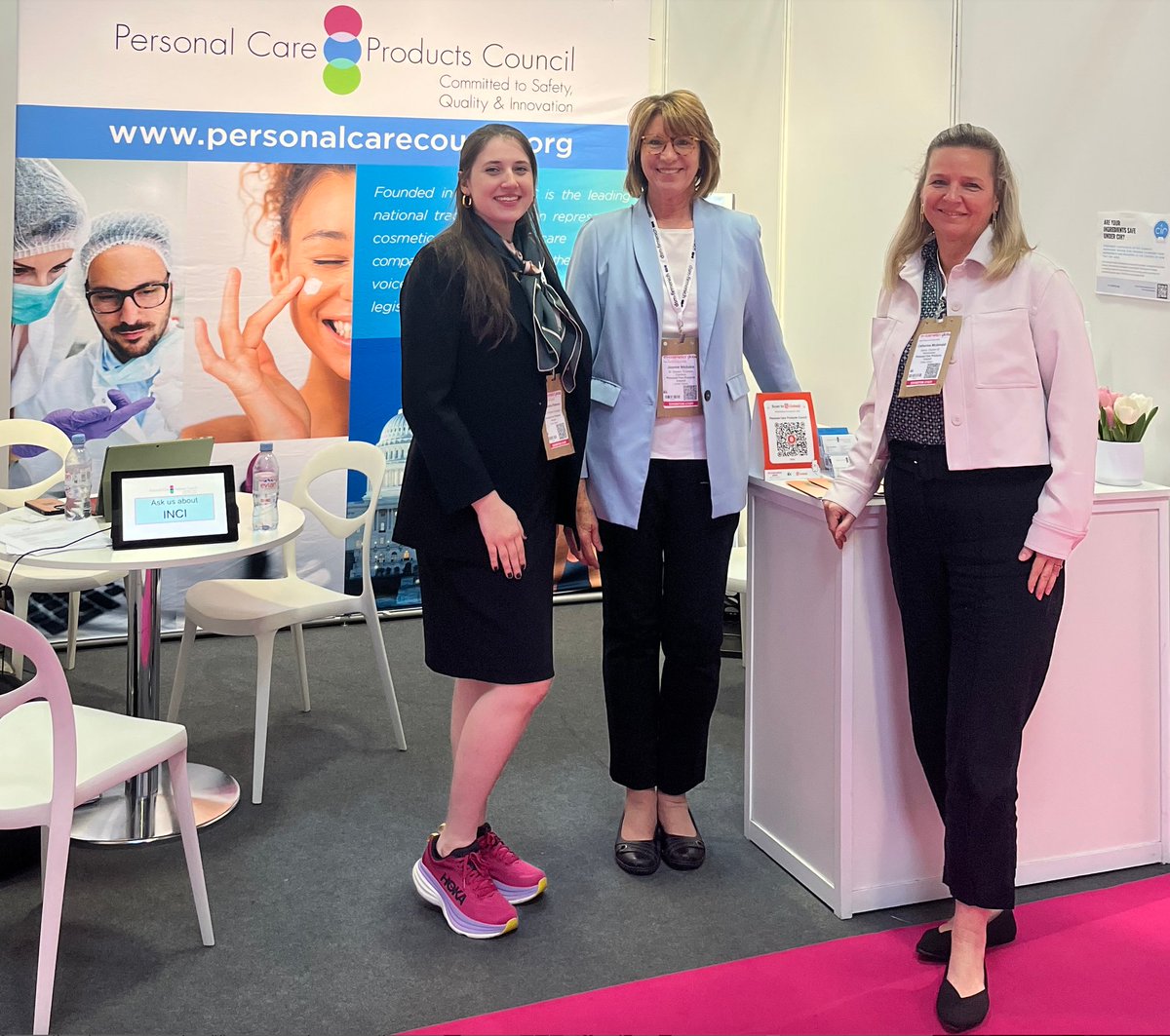 PCPC representatives are in Paris at @incosmetics, joining 1,000 exhibitors showcasing ingredients, fragrances, lab equipment, testing protocols, and regulatory solutions for the beauty and personal care industry. 

#incosglobal
#personalcare