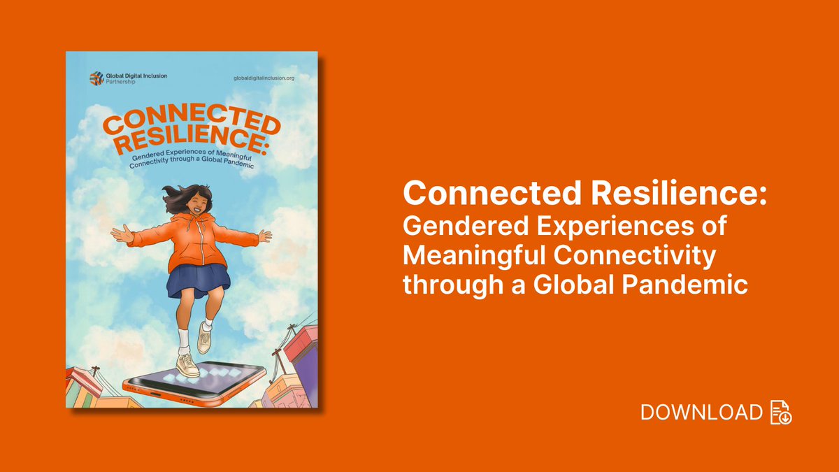 The digital divide persists, but there’s hope in resilient communities and inclusive policy actions. Learn more in in our new report, Connected Resilience, published with support from the @ISOC_Foundation: gdip.ngo/3VnOkut