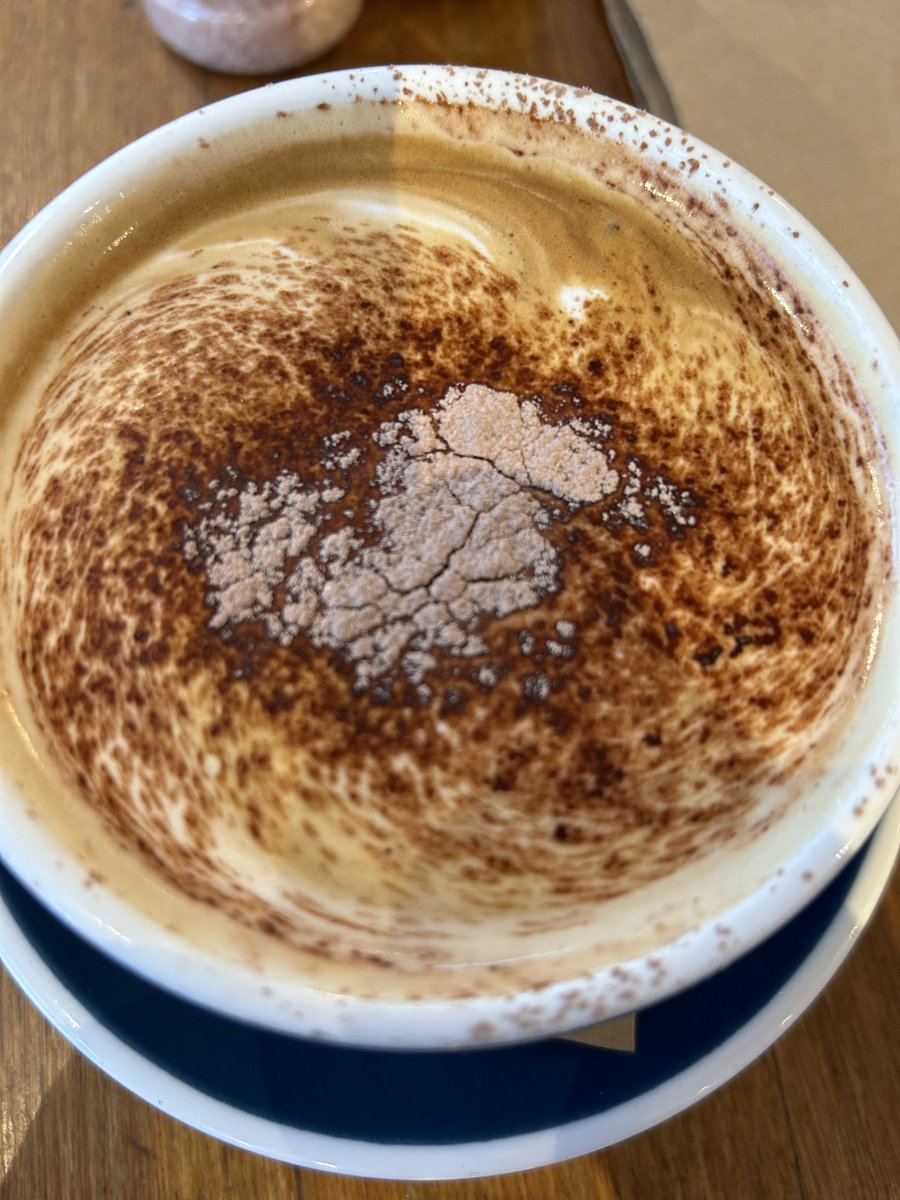 Sometimes the coffee art takes a back step to the actual taste.