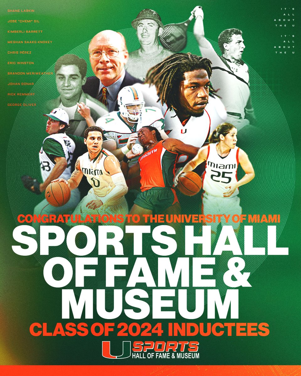 Tonight's the night 🙌 Congratulations to the Class of 2024 @UMSHoF inductees!