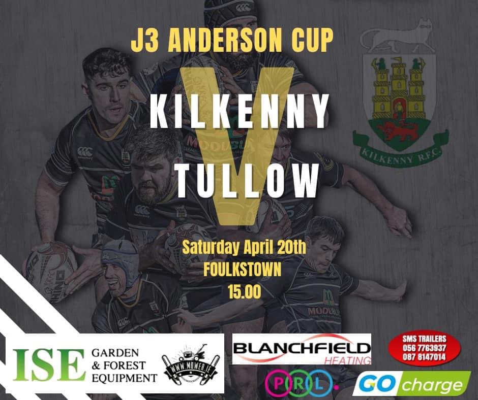After victory over Athboy, our 3rd XV welcome neighbours @TullowRFC to Foulkstown on Saturday for the Anderson Cup QF. The lads have had great numbers out training & are looking forward to the game. All support greatly appreciated #StrongerTogether