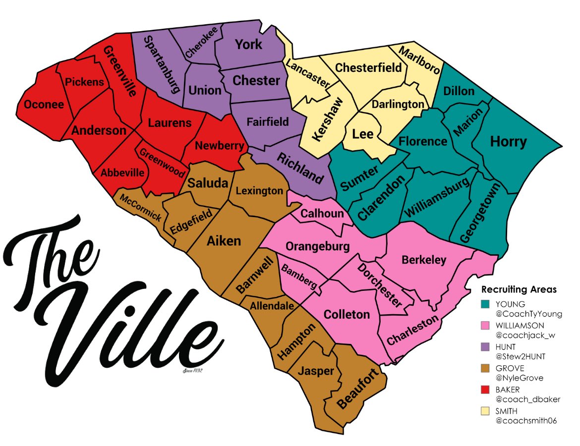 🚨2025 SC Recruits! Go follow your area coaches on X! North Greenville Football is visiting your school soon! 🚨

<a href="/coach_dbaker/">Donny Baker</a> 
<a href="/Stew2HUNT/">Stewart Hunt</a> 
<a href="/CoachTyYoung/">Ty Young</a> 
<a href="/coachjack_w/">Jackson Williamson</a> 
<a href="/NyleGrove/">Coach Nyle, MBA, M.Ed</a> 
<a href="/coachsmith06/">Coach Mike Smith</a> 

#TDU
#RiseUp
