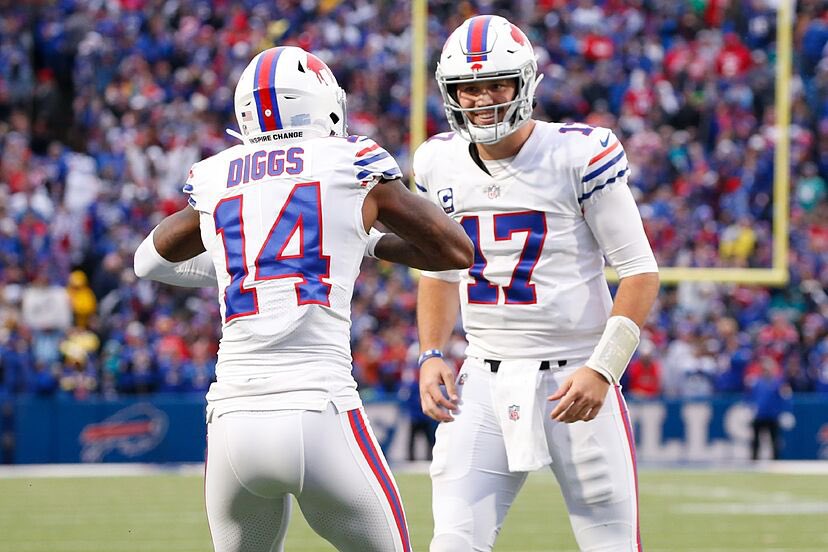 JOSH ALLEN THANKS STEF DIGGS… “I’ll always have a spot in my heart for him and I’ll always love him like a brother and wish him nothing but the best.” “My lasting memory of Stef will be the WR that helped me become the QB that I am today. I’ll always thank him for that”