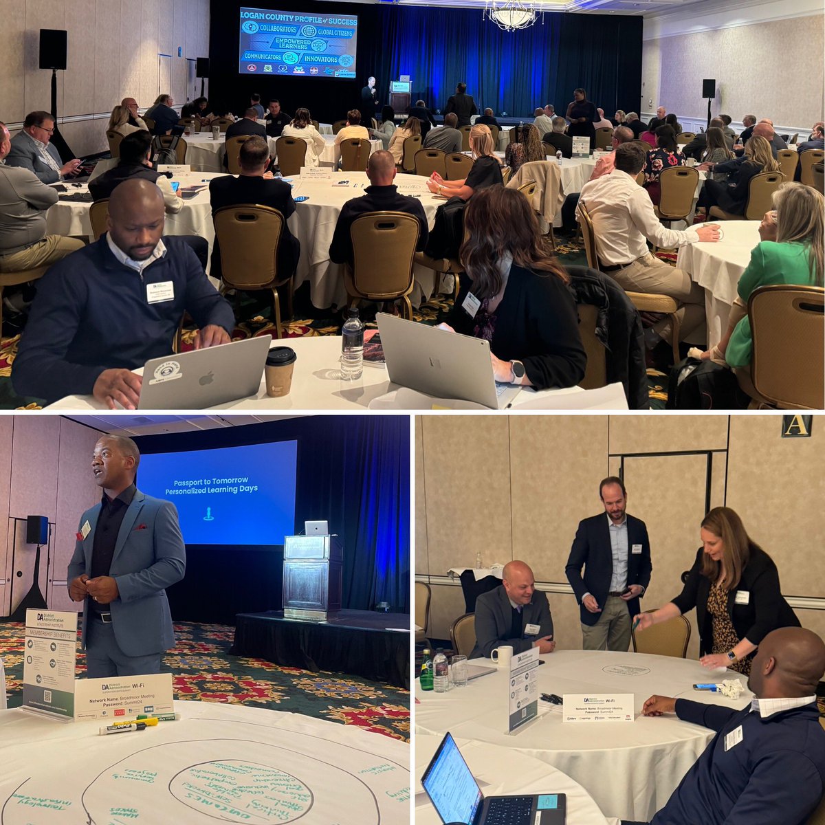 @DA_Leadership here @TheBroadmoor. @dvodicka and I led an interactive keynote around leading a learner-centered transformation. We spent a little time with the Aspiring Supts. Academy sharing our experiences leading school districts. Amazing event!