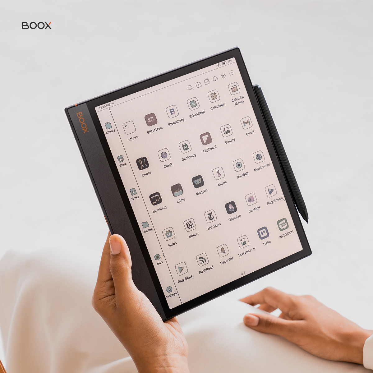 Powered by Android OS, the Note Air3C brings a world of endless reading possibilities. Whether it's books, news, or magazines, it is your all-in-one solution. Get yours today at shop.boox.com/products/notea… and unlock a whole new world of literary adventures.