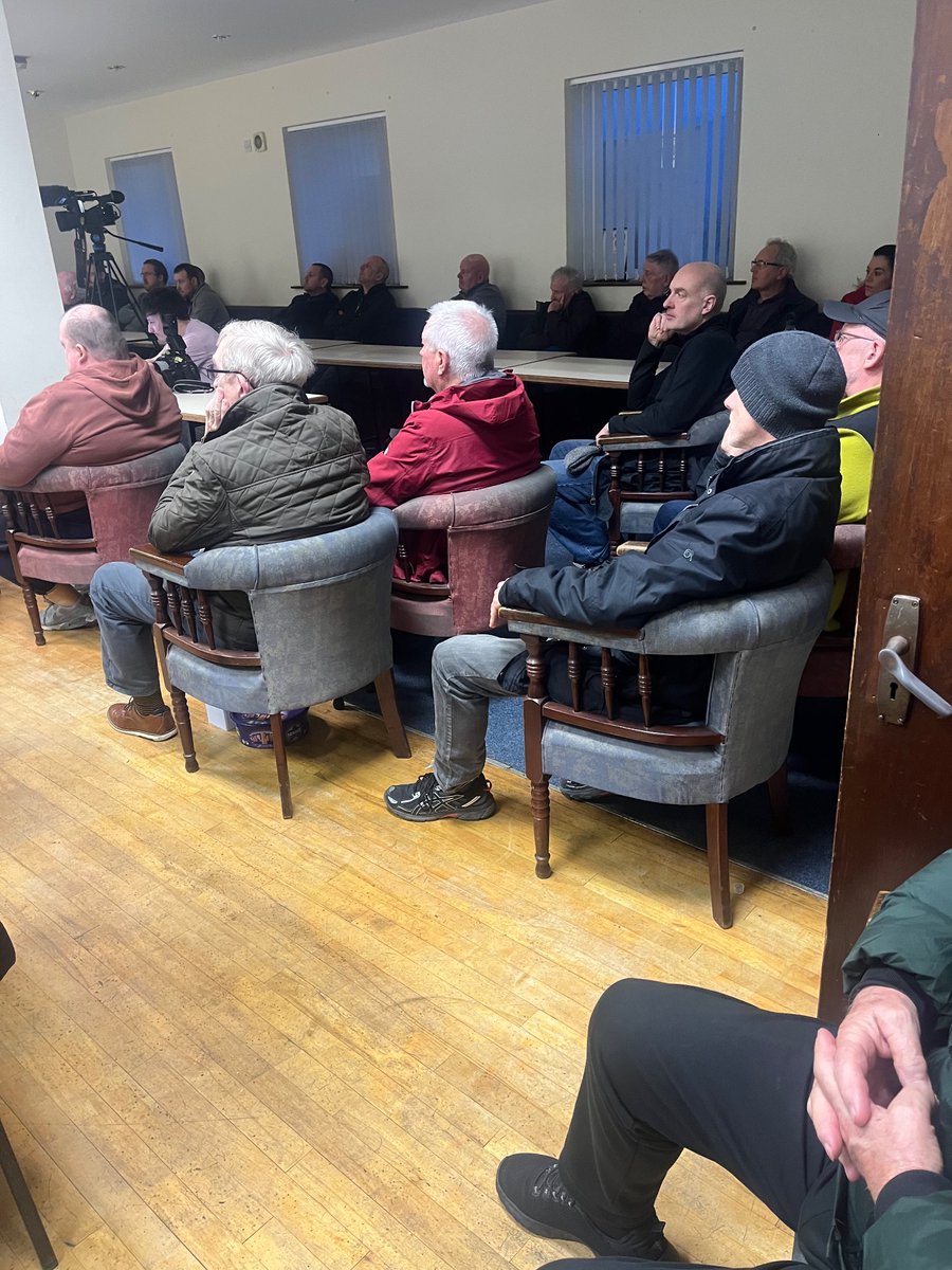 DavidWClarke18's tweet photo. Great to attend The Anti Protocol Meeting down in Conlig this evening.

Superb informative speeches from both @JamieBrysonCPNI and @JimAllister 👍

The Battle against The iniquitous Protocol and partitioning Sea Border must go on💪🇬🇧

#AntiProtocolMeeting

#Conlig

#NoSeaBorder https://t.co/cePPWqhoUi