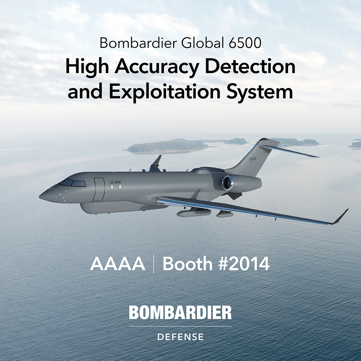 Come visit us April 24-26 as #BombardierDefense will be at the @Army_Aviation ’s #24Summit to showcase its defense solutions and their applications in various @USArmy missions.​ #Global6500

More details here: bit.ly/446lSiJ