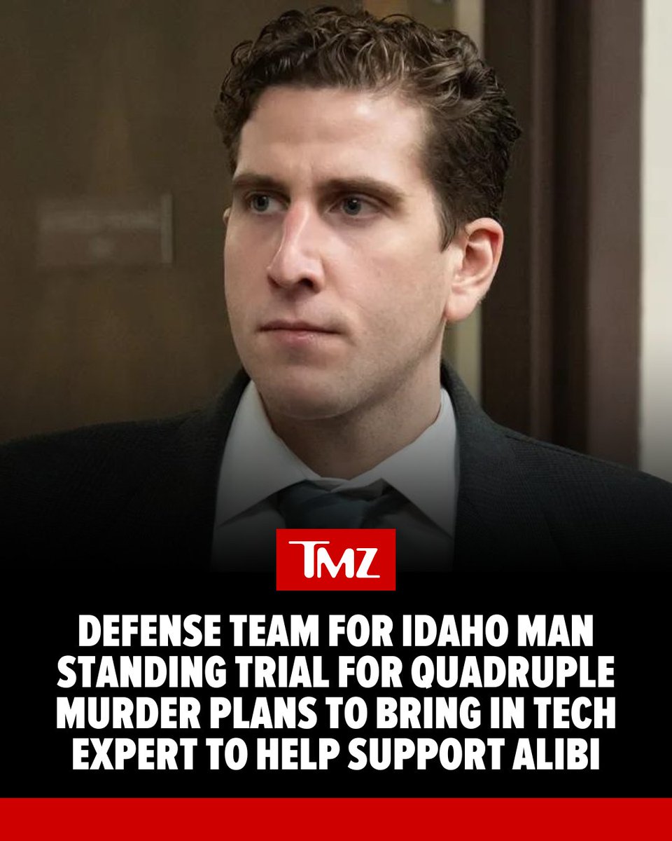 Bryan Kohberger's defense team is planning to bring in a tech expert to help support his alibi as he stands trial for a quadruple murder -- namely, he was nowhere nearby. More details 👉 tmz.me/CEaPovJ
