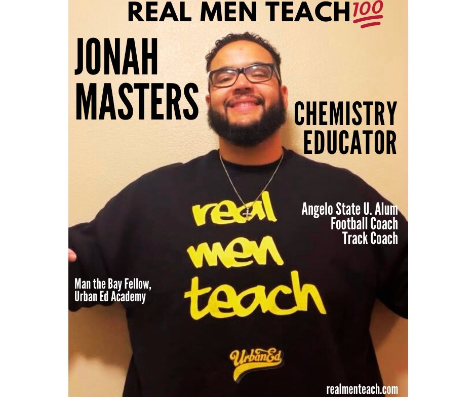 We are partnering with @UrbanEdAcademy 💛✊🏾 Man the Bay is a fellowship that covers living expenses of Black male pre-service teachers, and provides critical training and support for teaching. 📚 To we honor Jonah Masters, Man the Bay Fellow. Apply realmenteach.com/jobs
