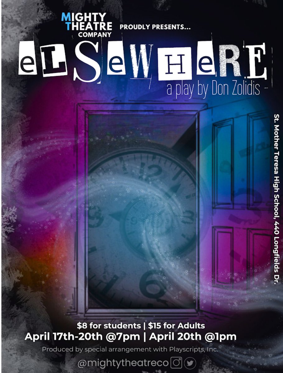 St. Mother Teresa High School (@motherteresahs) on Twitter photo Come check out “Elsewhere”, a production by SMT’s very own Mighty Theatre Company! Buy your tickets on School Cash Online, in the atrium at lunch or at the door 🎭 <a href="/mightytheatreco/">The MighTy Theatre Co.</a> <a href="/ocsbArts/">OCSB Arts</a> <a href="/OCSBSuccess/">Student Success 7-12</a> Come check out “Elsewhere”, a production by SMT’s very own Mighty Theatre Company! Buy your tickets on School Cash Online, in the atrium at lunch or at the door 🎭 <a href="/mightytheatreco/">The MighTy Theatre Co.</a> <a href="/ocsbArts/">OCSB Arts</a> <a href="/OCSBSuccess/">Student Success 7-12</a>