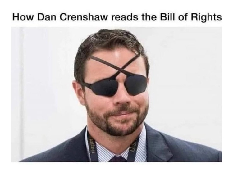 #DanCrenshaw #RINO #BillOfRights #Constitution