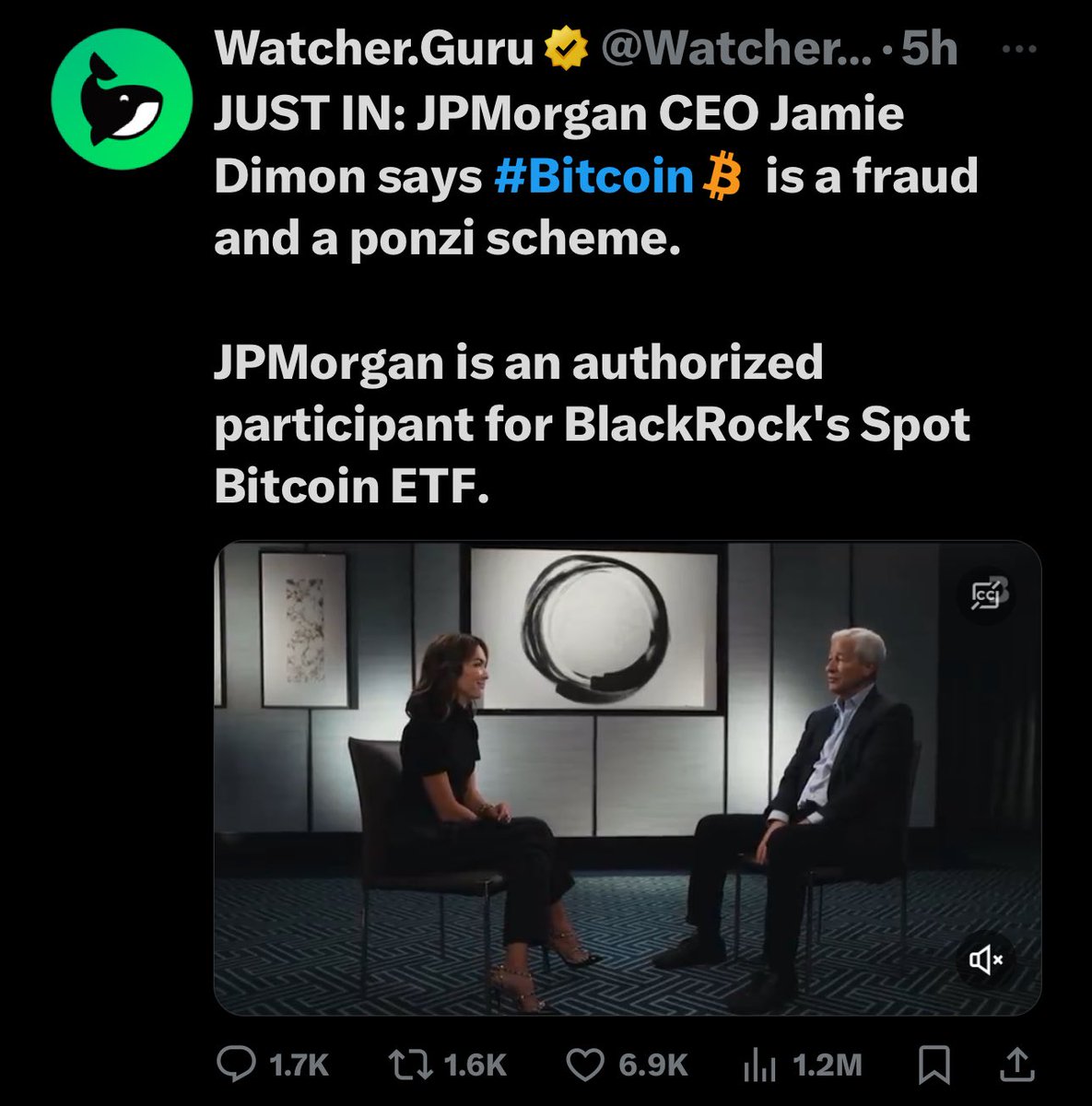 Jamie Dimon just admitted to participating in the ponzi … weird take but all I can think about is… Is that a Signature by @jackbutcher in the background ?!