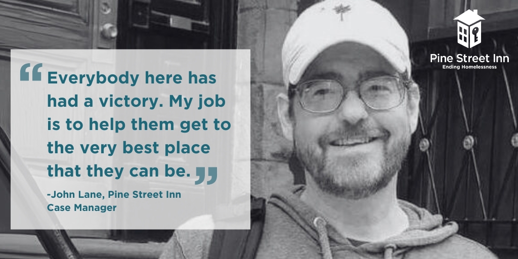 John Lane, a housing case manager at Pine Street Inn’s newest residence in the Back Bay, recently sat down with @wbznewsradio’s Nichole Davis to discuss his path from shelter guest to staff member at Pine Street. Listen to John's story: ow.ly/eRTu50Rjszk