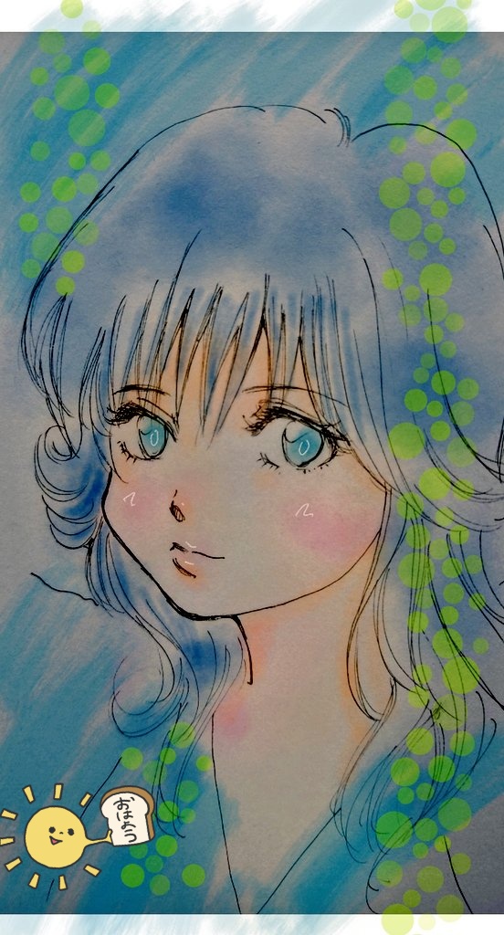 「昨日描いたミポリンがシュールで怖過ぎたのでアニメっぽく描いてみようって描いてたら」|TOM🍄（毒されTOM-METAL）のイラスト