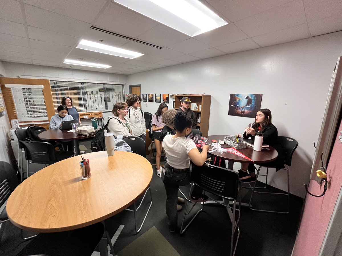 Thank you @UofLadm for visiting to assist seniors with housing, orientation, and financial aid. Several juniors even stopped by to hear about opportunities on your campus. #collegeready #collegeplanning