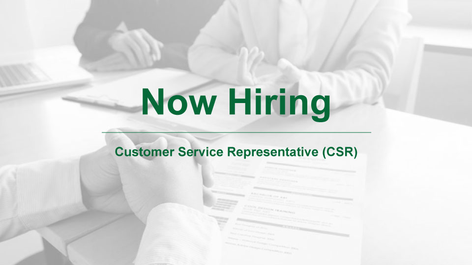 Join our team!

Abrisa Technologies is looking for a Customer Service Representative (CSR). Check our Career Center for more information.

abrisatechnologies.com/about/careers/