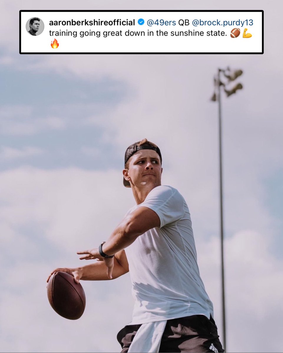 #49ers QB Brock Purdy has started his off-season training 😤