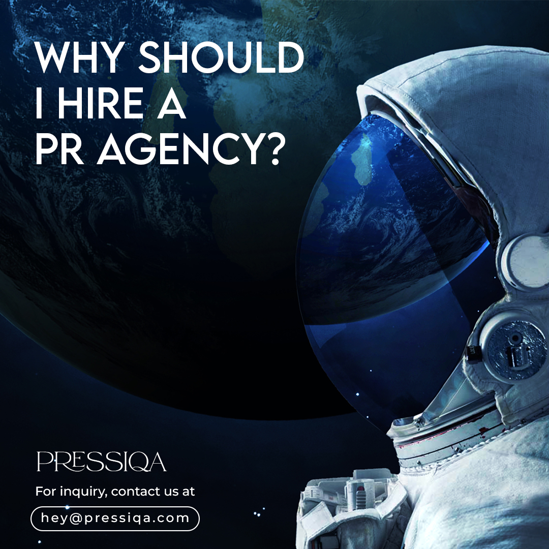 Curious about the benefits of hiring a PR agency?

We've got some exciting insights to share with you in our latest blog titled 'Why Should I Hire a PR Agency?'

Check out here: pressiqa.com/why-should-i-h…
#Pressiqa
#PRAgency
#PRBenefits
#BrandVisibility
#MediaCoverage
#PRInvestment