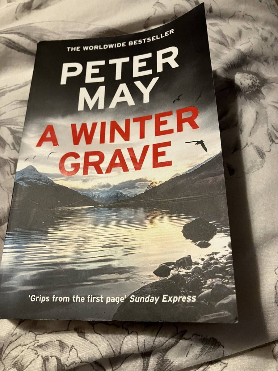 Book ten of 2024 is Peter May’s A Winter Grave. I sussed the whodunnit but not the whydunnit. It was a present and it’s always good to try different genres. #AmReading