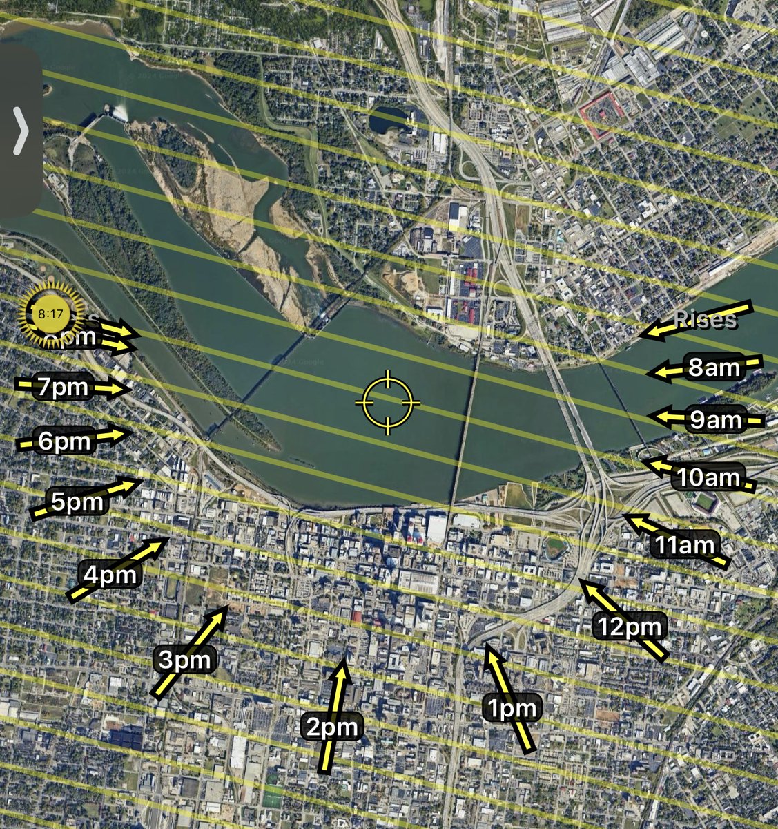 jmrutl01's tweet photo. #thunderoverlouisville is Saturday
Sun direction images courtesy of Sun Seeker iOS app.
#kyderbyfestival #louisville #cameratip #airshow #aviation #protip #avgeek #thunder2024 #nikon #louisvilleky https://t.co/SEUJ98v7JU
