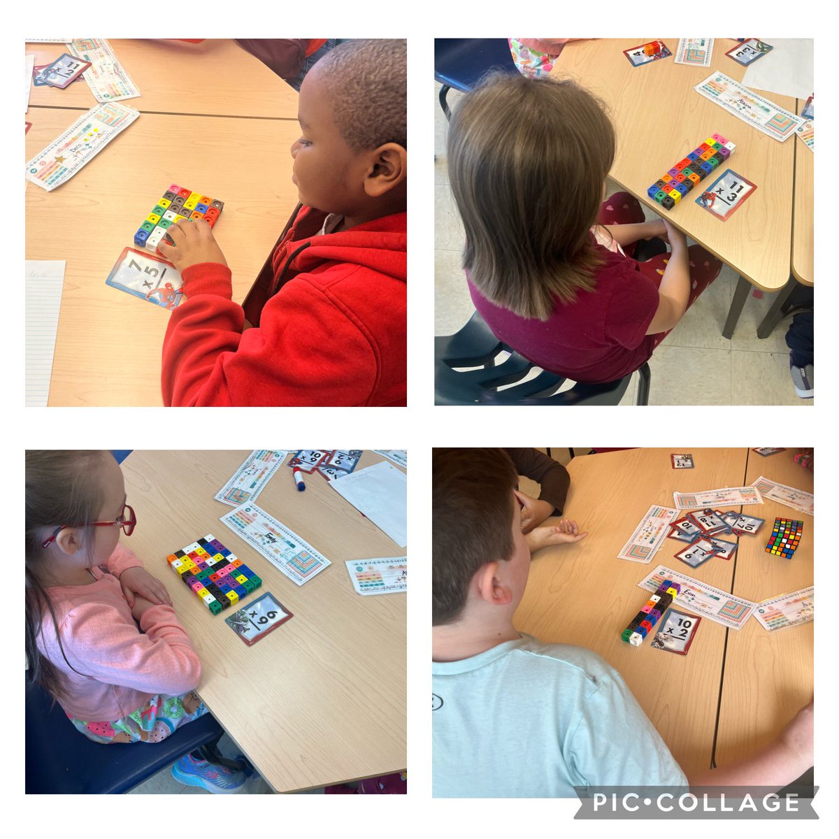 Our hands on multiplication activities were a hit! ✖️ <a href="/standrewselem/">St. Andrews School</a> #Math #Multiplication