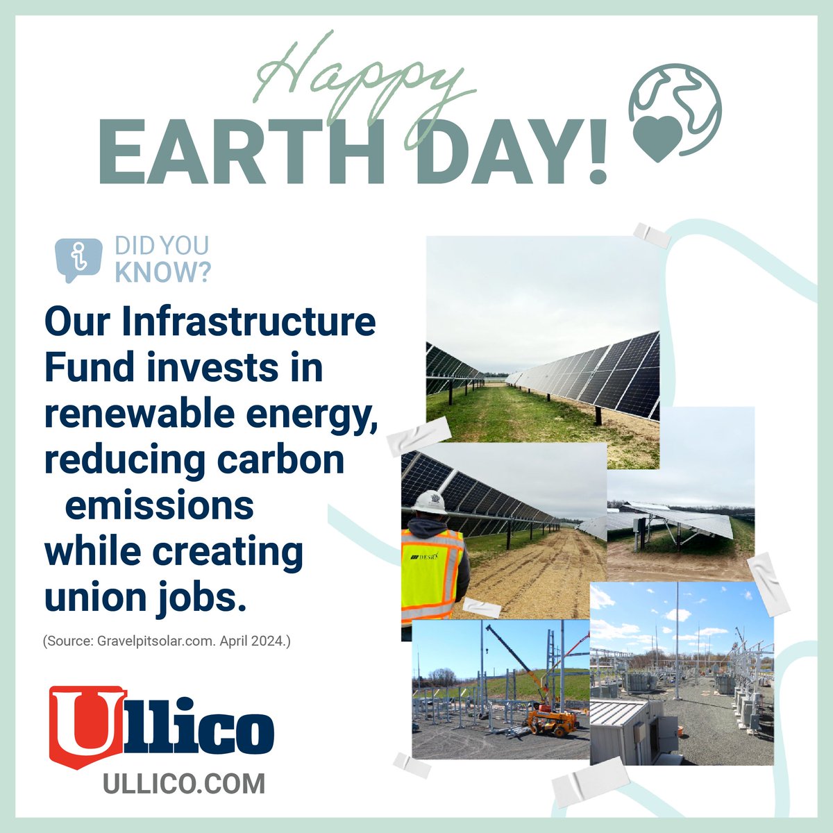 Did you know? Gravel Pit Solar in East Windsor, Ct., will deliver affordable #energy to 20,000 homes in three states. #EarthDay #UnionStrong #renewables