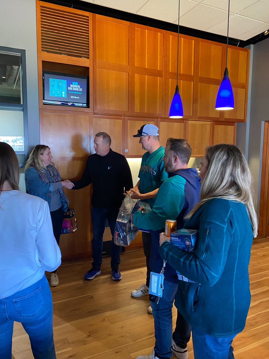 The vibes were high at the @Mariners game yesterday! ⚾ Thank you to the folks who joined us for an unforgettable day.