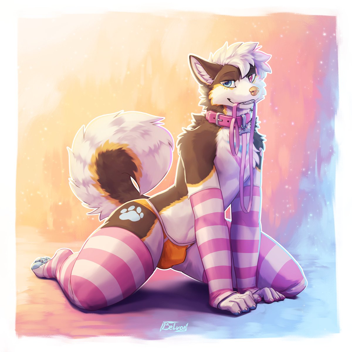 FluffyBarks7's tweet photo. This Husky is ready for some walkies... are you? :3

🎨 Awesome piece by @Belvordraws 🤍 https://t.co/lYtvpYfTAX