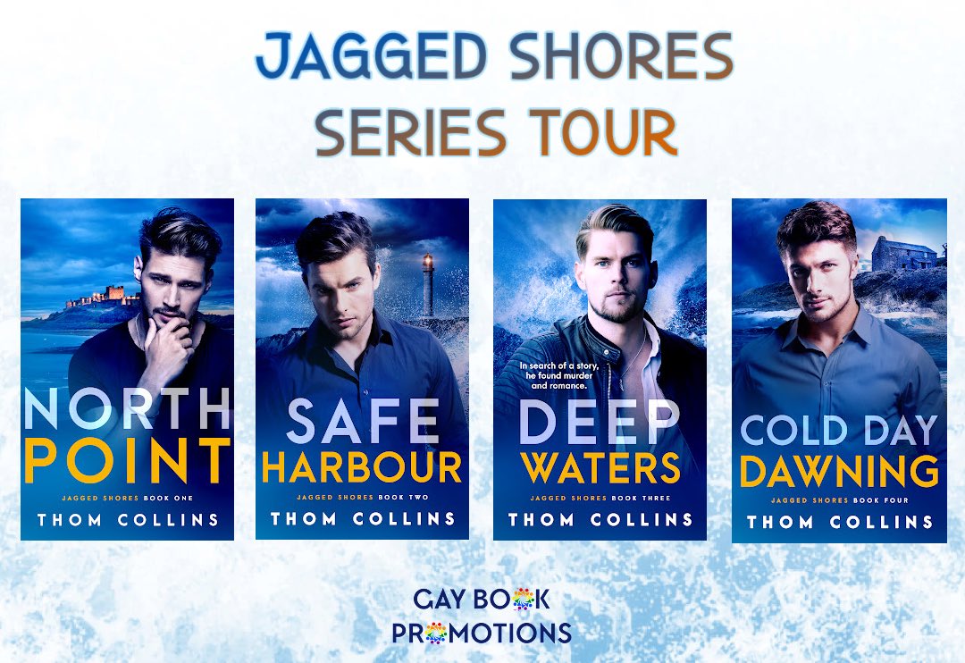 💧💙🩵 SERIES TOUR 🩵💙💧 Jagged Shores Series by Thom Collins *SPECIAL OFFER* For the length of this tour the books will be priced as follows: Deep Waters – 99c/99p North Point, Safe Harbour, Cold Day Dawning – $2.99 gaybookpromotions.wordpress.com/2024/04/15/jag…