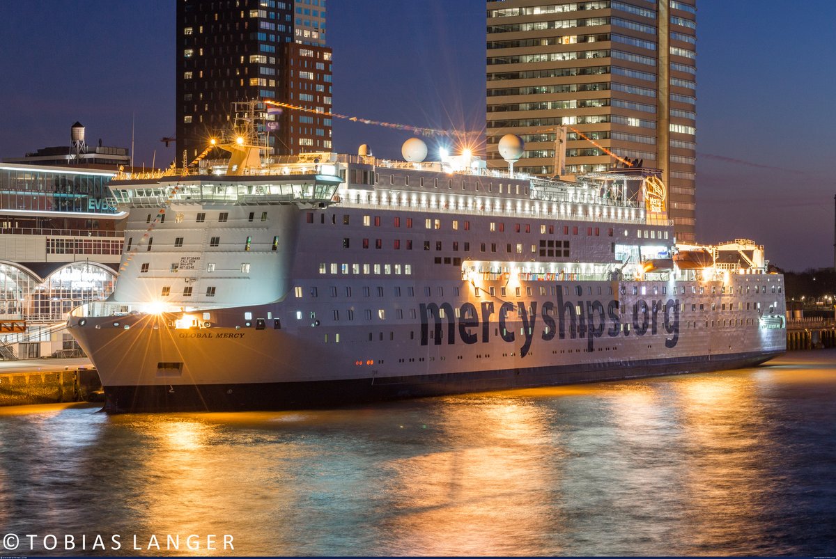 Global Mercy moored at Cruise Terminal Rotterdam 🛳️

📸: Tobias Langer - ShipSpotting.com 

Submit your photos to ShipSpotting.com today! ⛴️

#GlobalMercy #Ship #ShipSpotting