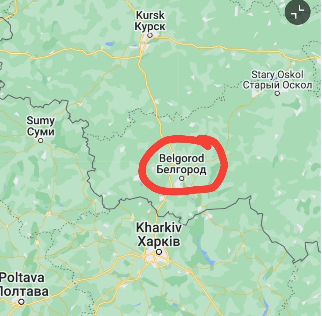 ❗A series of powerful EXPLOSIONS thundered over #Belgorod and the region some few minutes ago