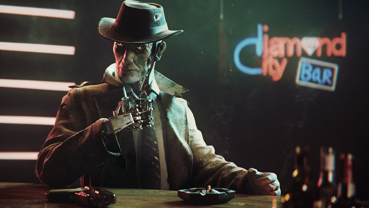 A character I'd love to see in #FalloutOnPrime is Nick Valentine. Imagine how cool he'd be in New Vegas 🎲