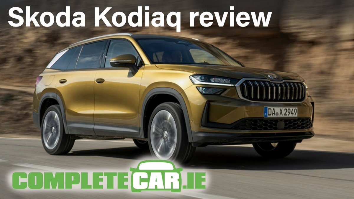 Is the Skoda Kodiaq the best seven-seater SUV of 2024? Here's our video review buff.ly/4dh1m3t @Skodairl @SKODAUK_Media @completecar