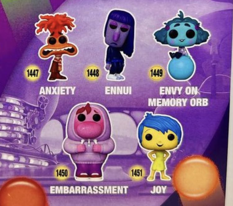 First look at Inside Out 2 Pops! 
Credit: @omgfunkos

#insideout2