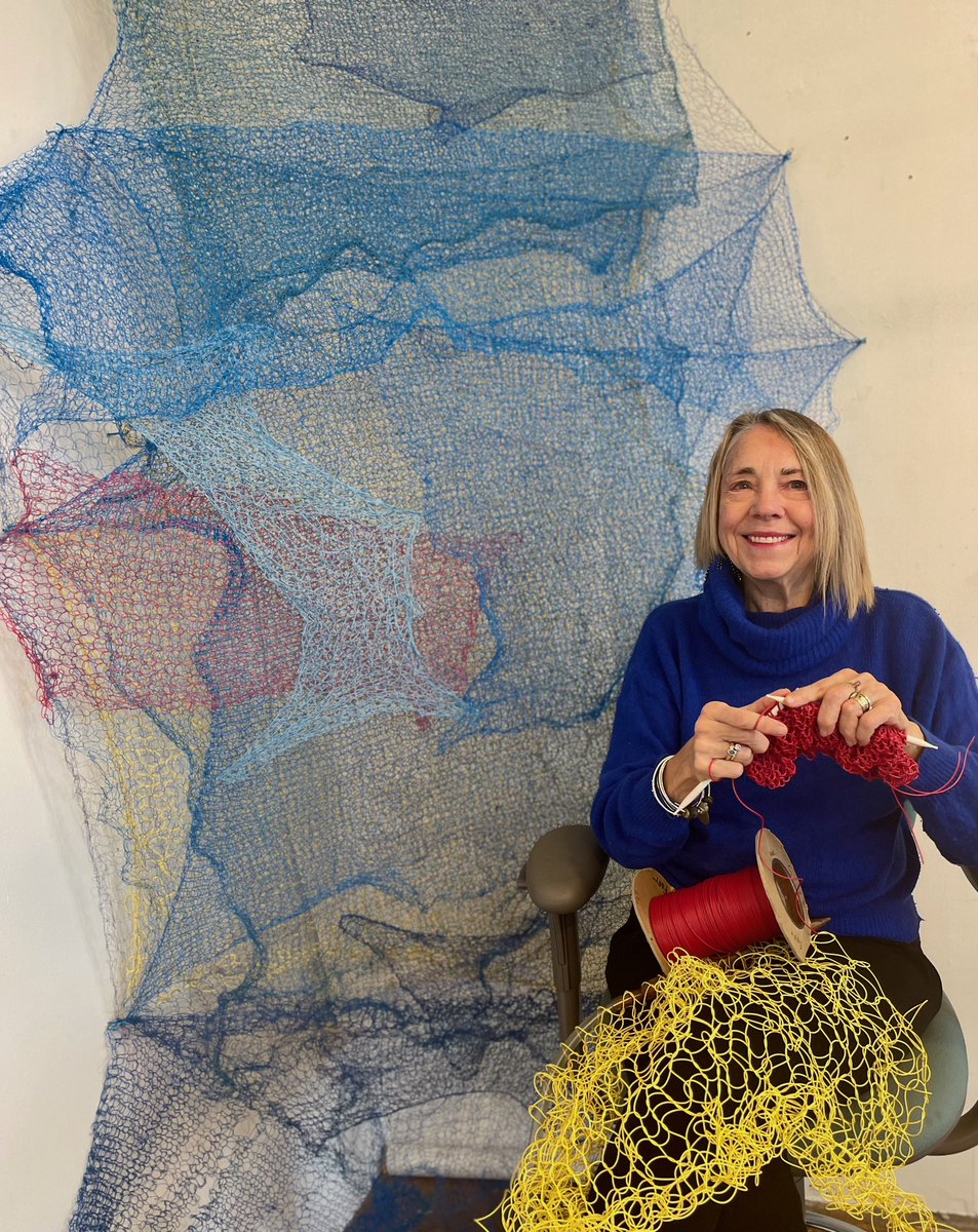 See Carolyn Halliday demonstrate how she created her amazing hand knitted wire sculptures for Kolman & Reeb Gallery's current show, 'Making Climate Change Visible,' 12-4 p.m.

#minnesotaartist #fiberart #mnmade #creatingart #openstudio #wireartwork #wiresculptures #artshow