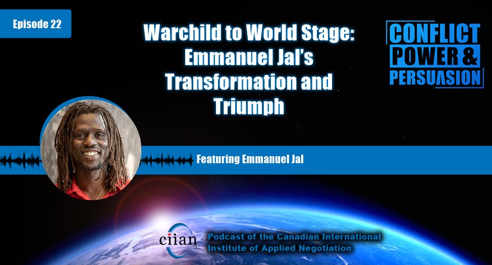 🌟 <a href="/EmmanuelJAL/">Emmanuel Jal</a>'s story is one of transformation from #warchild to world stages and #peace advocacy. Dive into his experiences and insights on our latest podcast episode! 🎶🕊️

👉Listen now: ciian.org/podcast

#conflict #power #persuasion #peacebuilding #SudanCrisis