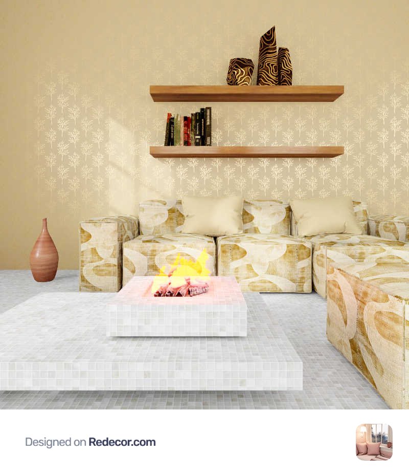 My #roomdesign for #lounging #fireplace