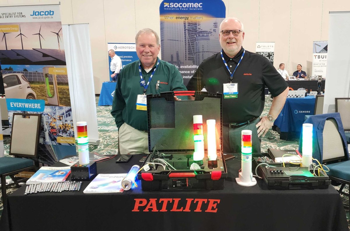 PatliteUSA's tweet image. PATLITE USA is at the AHTD Association for High Technology Distribution Spring Meeting in San Antonio, TX! Stop by table # 20 to discover the latest in visual and audible signaling innovations

 #PatliteUSA #betterstrongerbolder #AHTDSpring #ahtdrocks #doinghightechbetter