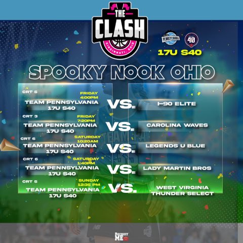 mya doster (@myadosterr) on Twitter photo Super excited to be playing in Ohio this weekend with <a href="/TEAMPAHOOPS/">TEAM PENNSYLVANIA</a>! Here is our schedule for this weekend!
<a href="/SelectEventsBB/">Select Events Basketball</a> <a href="/CoreyD2For1/">Corey Dickerson</a> <a href="/TRDipp/">Taylor Dippery</a>
<a href="/CoachDHaney/">Darnell Haney</a> <a href="/Coach_JDavis1/">John Davis</a> <a href="/YaleWBasketball/">Yale Women’s Basketball</a> @WSUWBB_Next <a href="/uncwbb/">Carolina Women's Basketball</a> <a href="/IUP_WBB/">IUP Women’s Basketball</a> <a href="/ESU_WBB/">East Stroudsburg Women's Basketball</a> <a href="/FDUKnightsWBB/">FDU Women's Basketball</a> <a href="/RMUWBasketball/">RMU Basketball</a> Super excited to be playing in Ohio this weekend with <a href="/TEAMPAHOOPS/">TEAM PENNSYLVANIA</a>! Here is our schedule for this weekend!
<a href="/SelectEventsBB/">Select Events Basketball</a> <a href="/CoreyD2For1/">Corey Dickerson</a> <a href="/TRDipp/">Taylor Dippery</a>
<a href="/CoachDHaney/">Darnell Haney</a> <a href="/Coach_JDavis1/">John Davis</a> <a href="/YaleWBasketball/">Yale Women’s Basketball</a> @WSUWBB_Next <a href="/uncwbb/">Carolina Women's Basketball</a> <a href="/IUP_WBB/">IUP Women’s Basketball</a> <a href="/ESU_WBB/">East Stroudsburg Women's Basketball</a> <a href="/FDUKnightsWBB/">FDU Women's Basketball</a> <a href="/RMUWBasketball/">RMU Basketball</a>